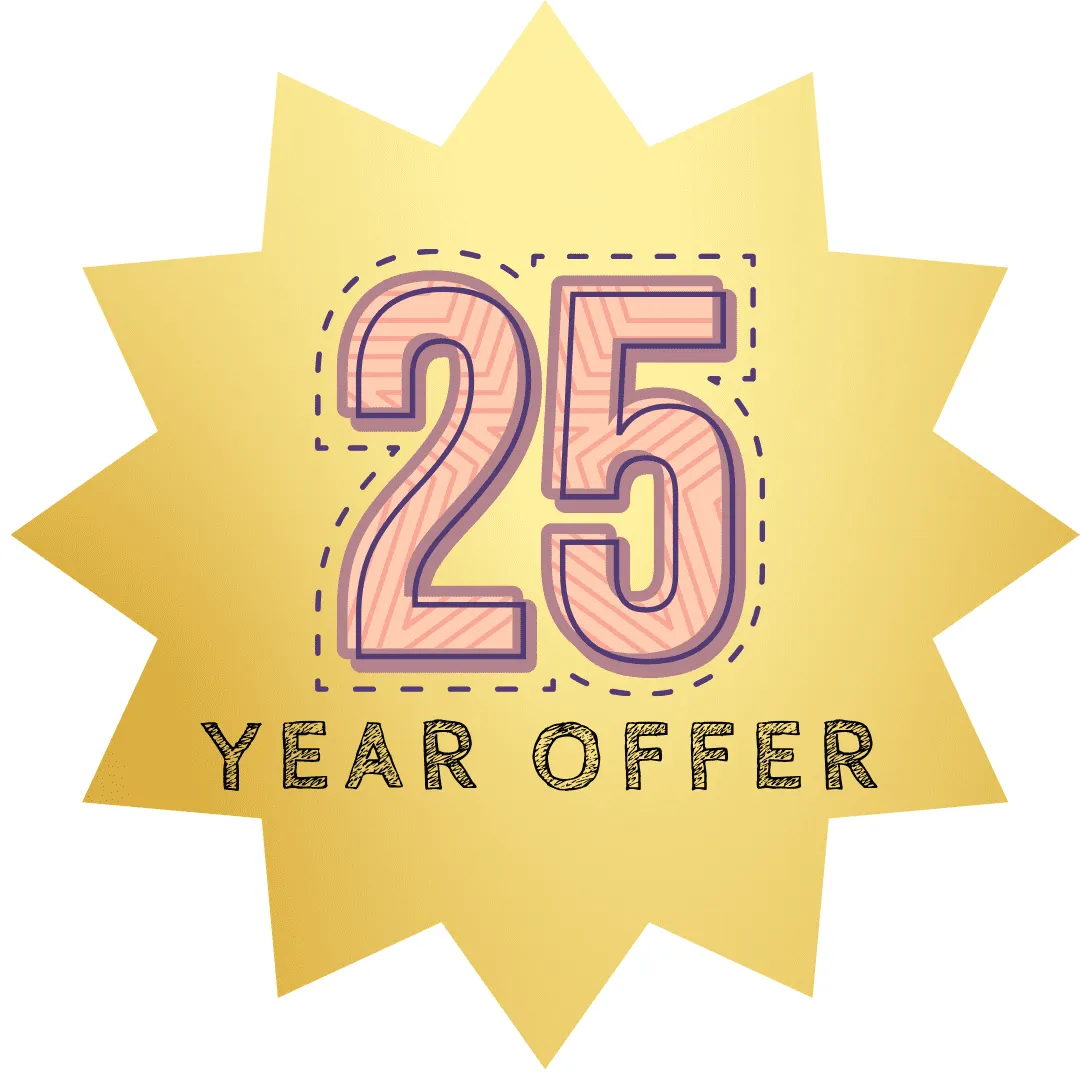 25 Years Offer